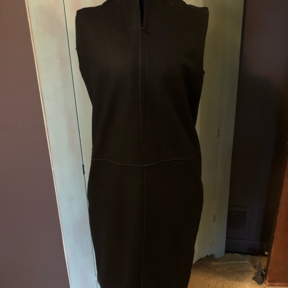 Black wool lined dress/jumper